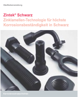 Oberflächenveredelung Zintek ®  Schwarz Zinklamellen-Technologie für höchste  Korrosionsbeständigkeit in Schwarz Korrosionsschutzschichten